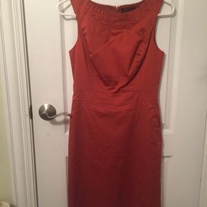 The Limited Orange dress